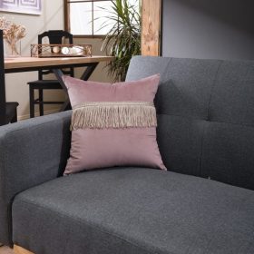 Μαξιλαροθήκη Velvet 12 Με Κρόσι - 45x45cm με γέμιση της TEORAN
