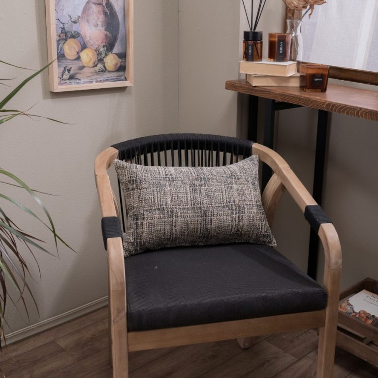 Μαξιλαροθήκη Hampton 04 - 30x50cm με γέμιση της TEORAN - Image 2