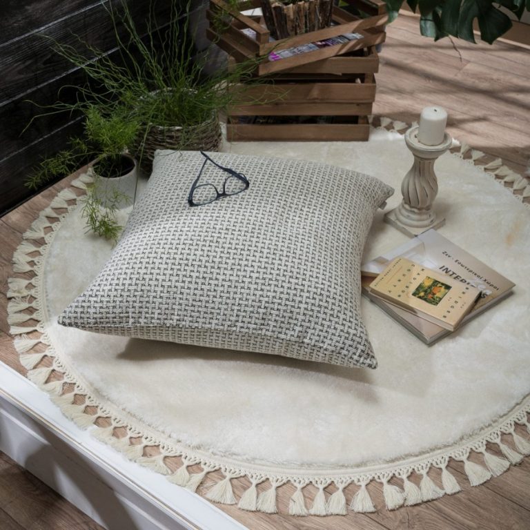 Μαξιλαροθήκη Brooklin 01 - 65x65cm δαπέδου με γέμιση  της TEORAN - Image 3
