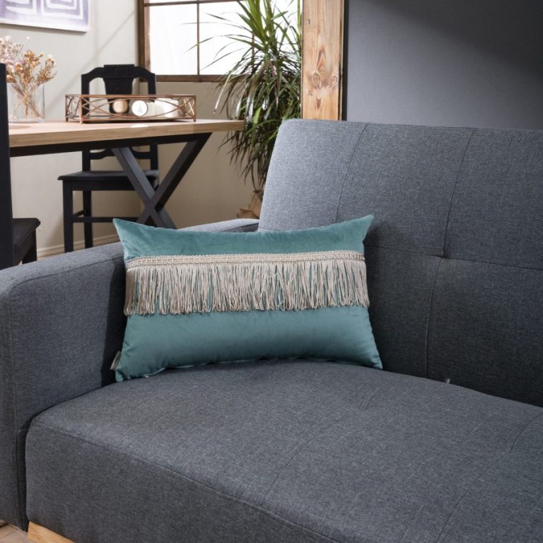 Μαξιλαροθήκη Velvet 15 Με Κρόσι - 45x45cm της TEORAN - Image 2