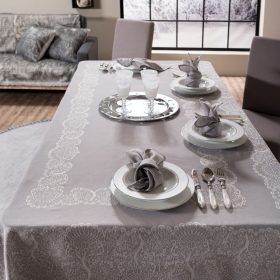 Τραπεζομάντηλο Clermont 05 - 155 x 155 cm της TEORAN - Image 5