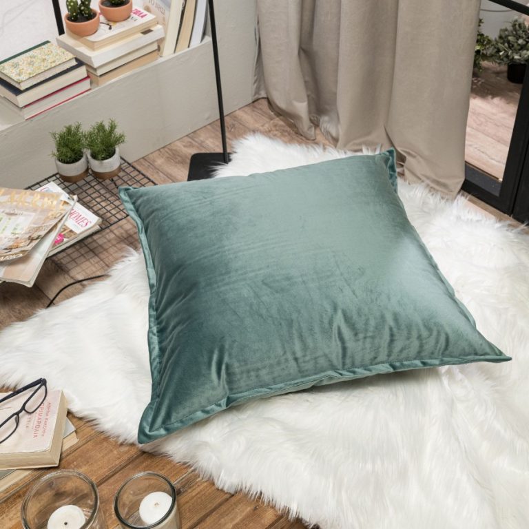 Μαξιλαροθήκη Velvet 15 - 65x65cm δαπέδου με γέμιση της TEORAN - Image 3