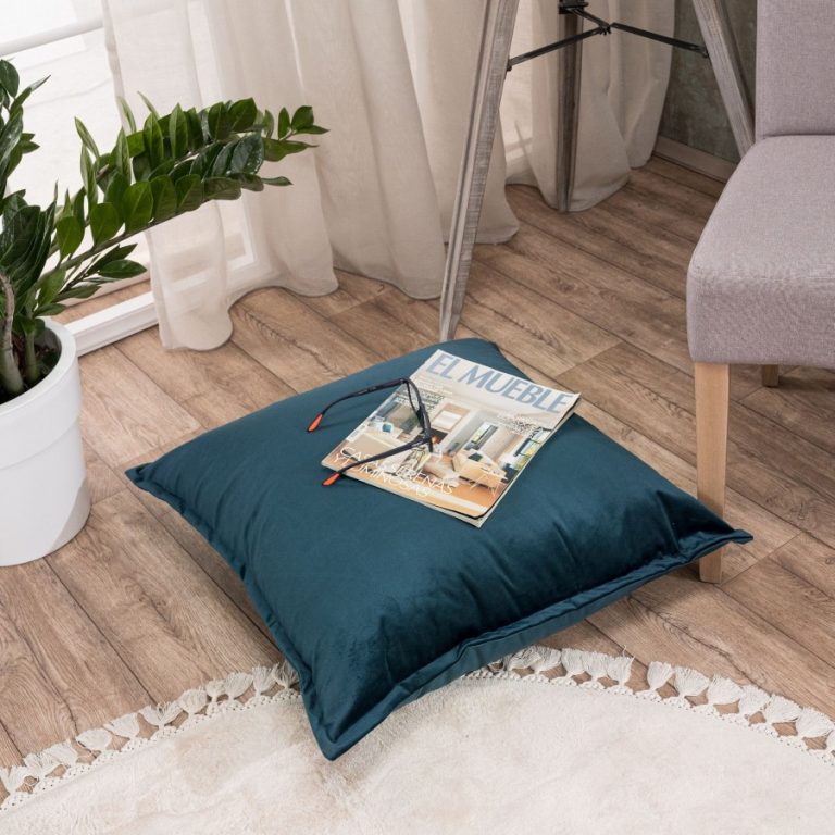 Μαξιλαροθήκη Velvet 13 - 65x65cm δαπέδου με γέμιση  της TEORAN - Image 3