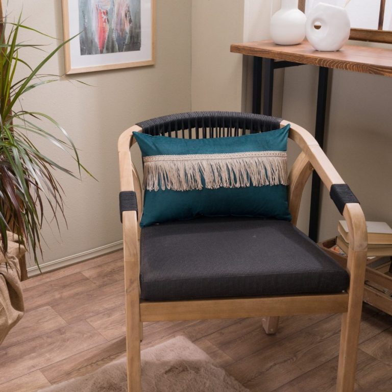 Μαξιλαροθήκη Velvet 13 Με Κρόσι - 45x45cm της TEORAN - Image 2