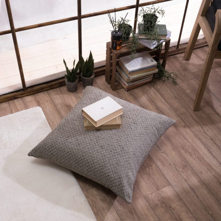 Μαξιλαροθήκη Kingston 03 - 65x65cm δαπέδου με γέμιση  της TEORAN - Image 3