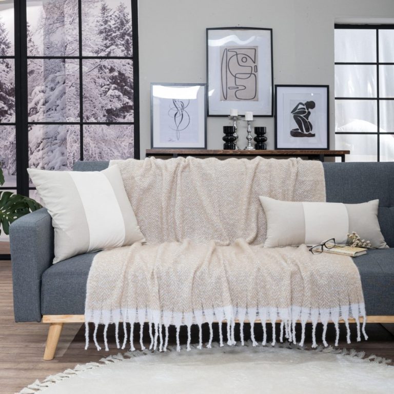 Ριχτάρι-Κουβέρτα Καναπέ Mohair 01 - 130 x 150cm της TEORAN - Image 3