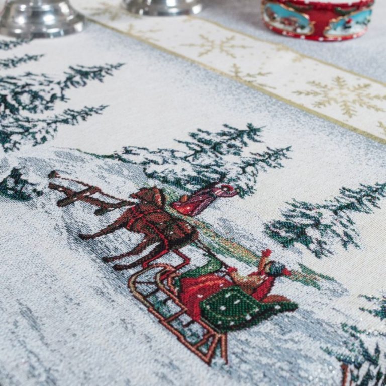 Τραπεζομάντηλο Flake - 140x140cm της TEORAN - Image 4