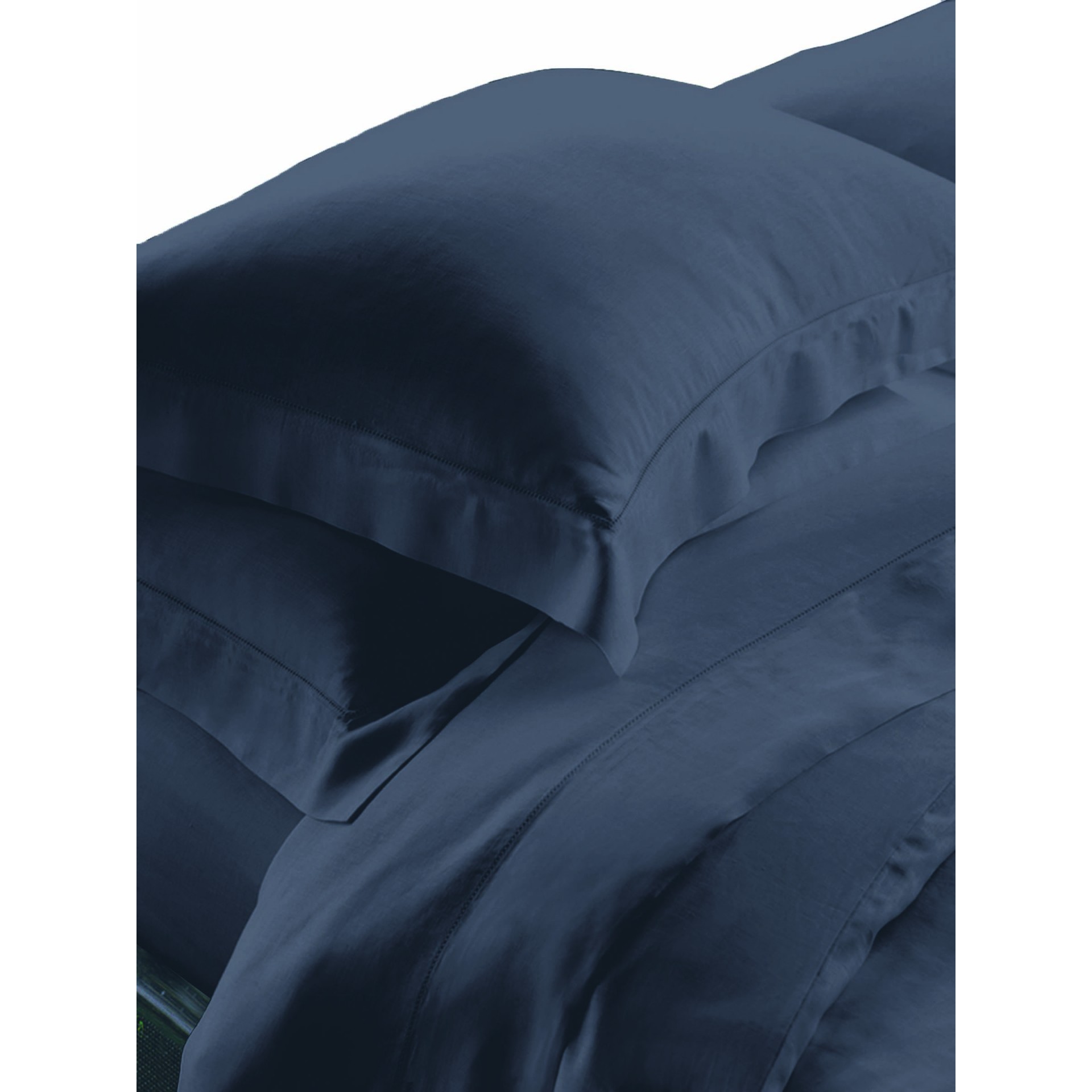 azour-Βlack.jpg ΣΕΤ ΣΕΝΤΟΝΙΑ ΥΠΕΡΔΙΠΛΑ AZUR NEW BLACK11 2*240X270CM 2*50X70CM 100% COTTON SATIN 230TC Makis Tselios - Image 1