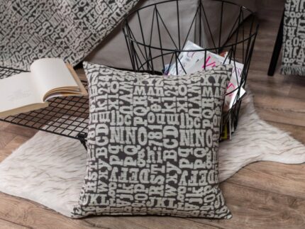 Μαξιλαροθήκη Letters 03 - 30x50cm με γέμιση της TEORAN