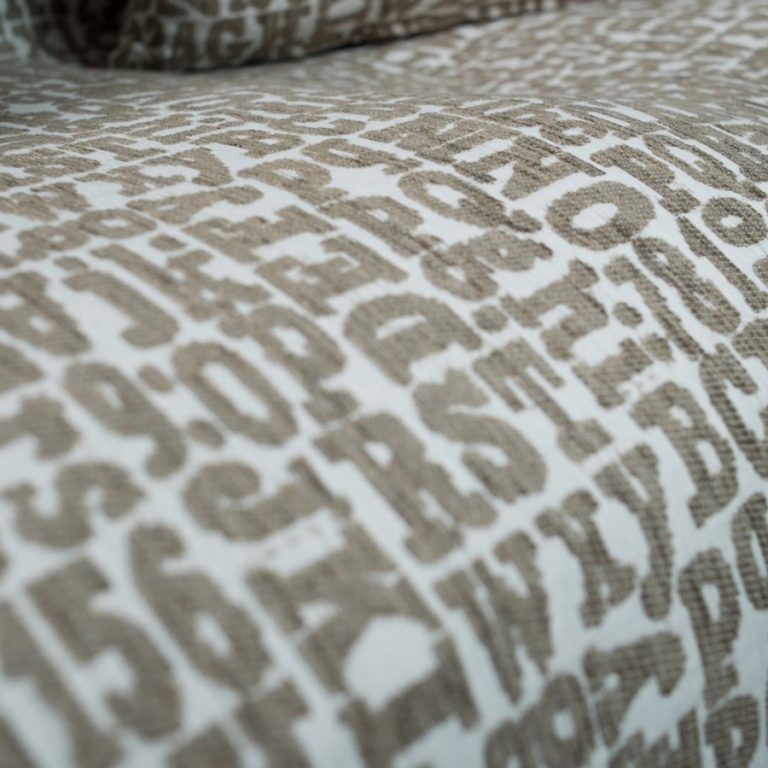 Διακοσμιτικό Ριχτάρι Letters 02 - Μονοθέσιο 180x150cm της TEORAN - Image 2