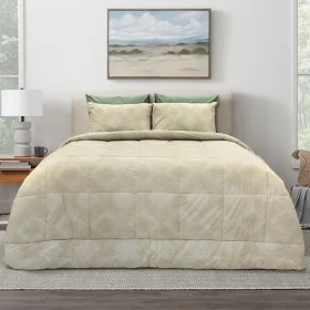 LINO ΣΕΤ ΠΑΠΛΩΜΑΤΟΘΗΚΗ SIROCO GREY 160X240 100% Βαμβάκι Περκάλι