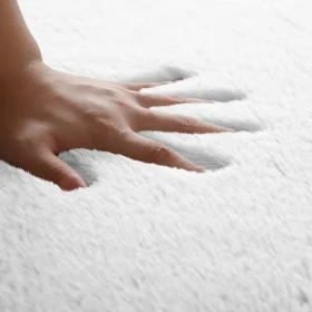 ΓΟΥΝΙΝΟ ΧΑΛΑΚΙ ΔΙΑΔΡΟΜΟΣ LINO DOUX WHITE 67X140 - Image 2