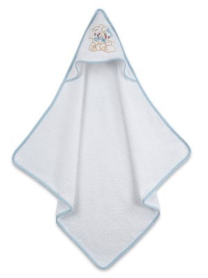 Κάπα κεντητή Couple 06 Blue 75x75 SUNSHINEHOME