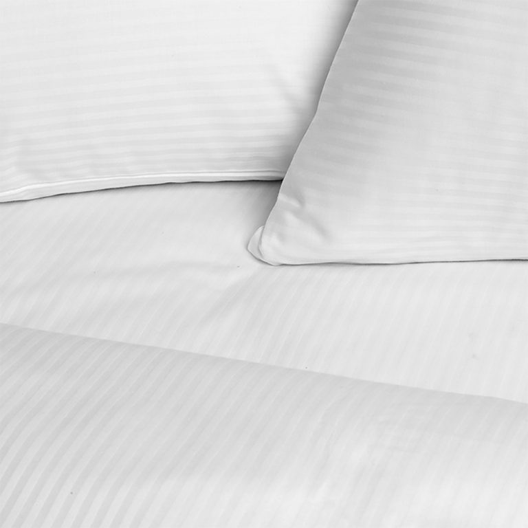 LINO ΣΕΝΤΟΝΙ BARRI 100/100 WHITE 170X270 300TC 100% Βαμβακοσατέν - Image 2