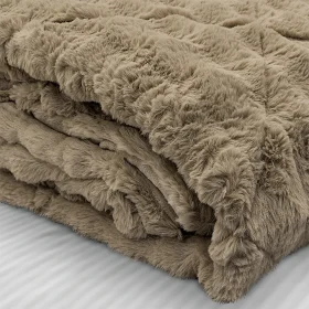 LINO ΚΟΥΒΕΡΤΟΠΑΠΛΩΜΑ CONILIO BEIGE 220X240 100% Πολυέστερ - Image 6