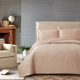 Manolia Σετ Κουβερλί/Κουβερτόριο 240x250+Μαξ/θήκες 50x70/2τεμ (Amethyst) 100% microsatin & καπιτονέ κέντημα Liolios Home