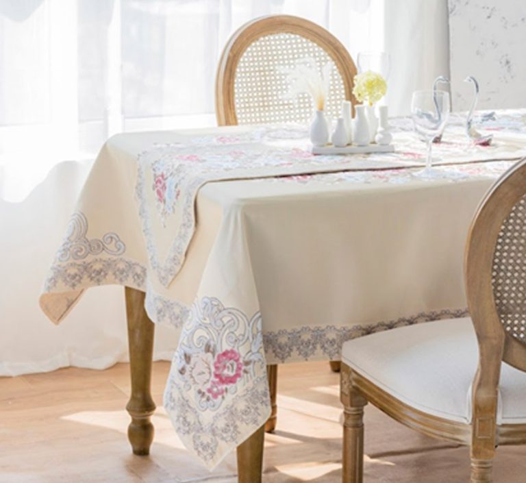 Καρέ PLS-TB1217 (Στόφα-Jacquard) Beige 100% jacquard pol 100x100 Liolios Home - Image 2