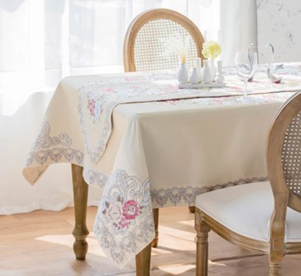 Τραπεζομάντηλο PLS-TB1217 (Στόφα-Jacquard) Beige 100% jacquard pol 145x220 Liolios Home - Image 2