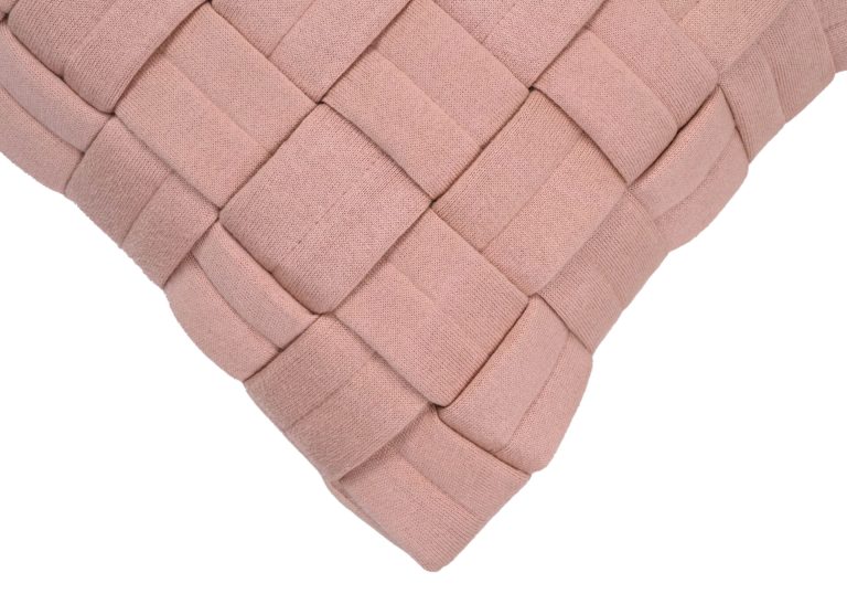Clusp (Blush) Μαξιλάρι Διακοσμητικό with polyfiller 100% cotton knitted Cushion 40x60 Liolios Home - Image 5