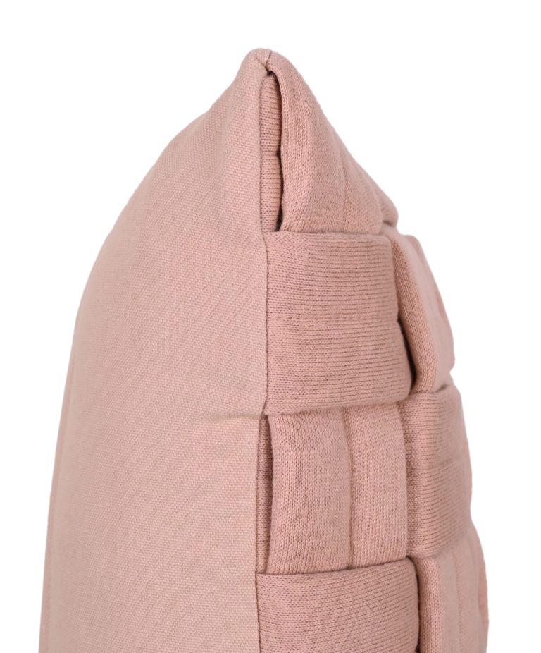 Clusp (Blush) Μαξιλάρι Διακοσμητικό with polyfiller 100% cotton knitted Cushion 40x60 Liolios Home - Image 4