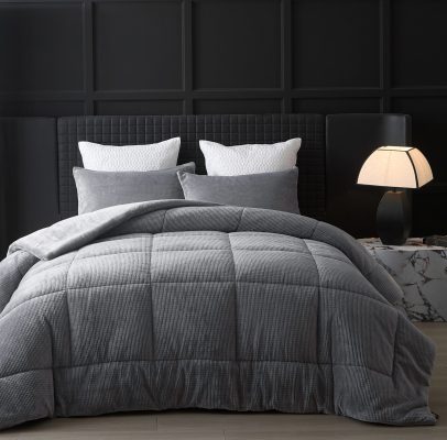 Cassiano (Lt Grey) Κουβέρτα/Πάπλωμα 100% Flannel 160x240 Liolios Home