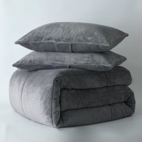 Cassiano (Lt Grey) Κουβέρτα/Πάπλωμα 100% Flannel 160x240 Liolios Home - Image 5