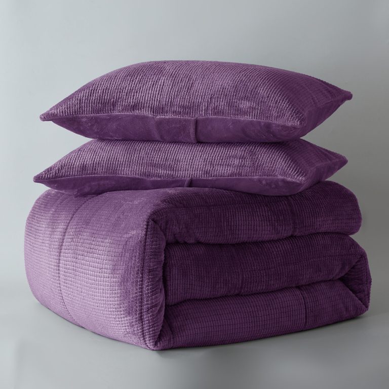 Cassiano (Purple) Κουβερτοπάπλωμα 100% Flannel 220x240 Liolios Home - Image 5