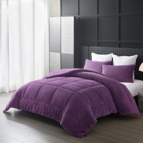 Cassiano (Purple) Κουβερτοπάπλωμα 100% Flannel 220x240 Liolios Home - Image 3