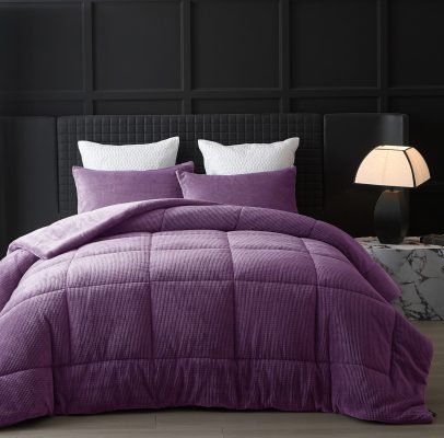 Cassiano (Purple) Κουβερτοπάπλωμα 100% Flannel 220x240 Liolios Home