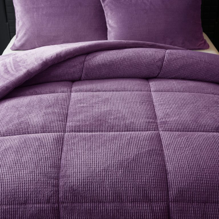 Cassiano (Purple) Κουβερτοπάπλωμα 100% Flannel 220x240 Liolios Home - Image 4