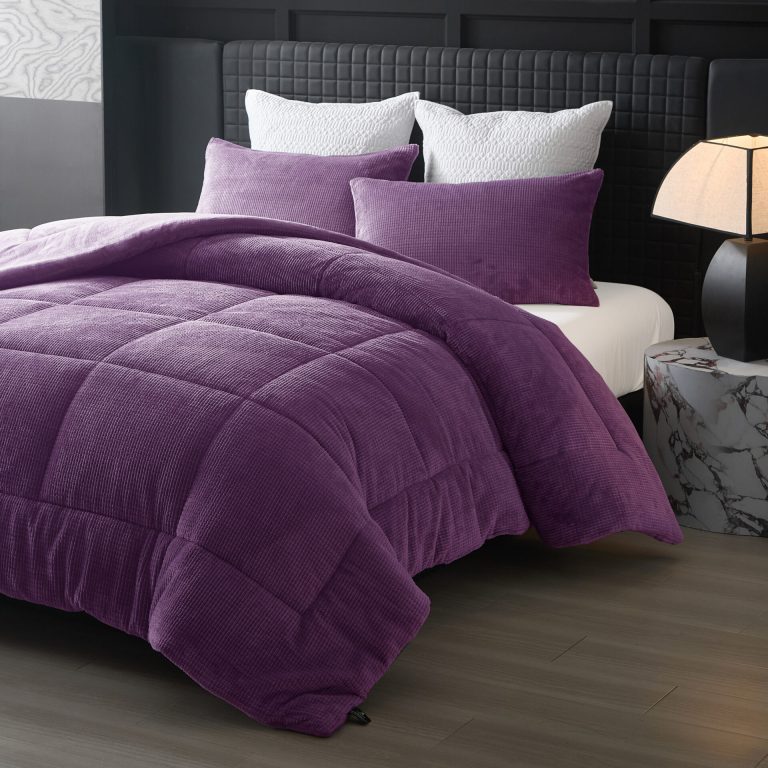 Cassiano (Purple) Κουβερτοπάπλωμα 100% Flannel 220x240 Liolios Home - Image 2