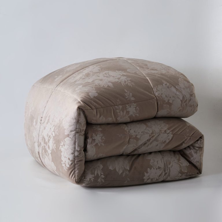 Πάπλωμα king size Cordelia (Grey) Comforter 100% Dutch velvet 260x240 Liolios Home - Image 4