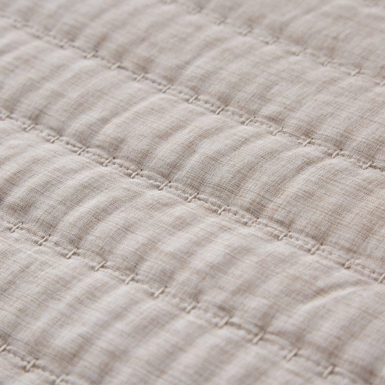 Κουβερλί Da Capo (Brown) 100% cationic/melange & καπιτονέ κέντημα 260x240 Liolios Home - Image 2