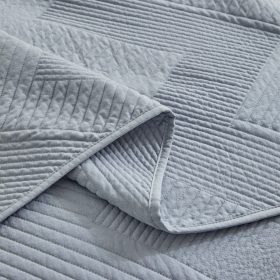 Ζεύγος Μαξιλαροθήκες Diverso (Grey) 100% prewashed & Kαπιτονέ Kέντημα Μαξ/θήκες 50x70/2τεμ Liolios Home - Image 4