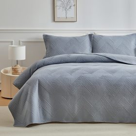 Ζεύγος Μαξιλαροθήκες Diverso (Grey) 100% prewashed & Kαπιτονέ Kέντημα Μαξ/θήκες 50x70/2τεμ Liolios Home