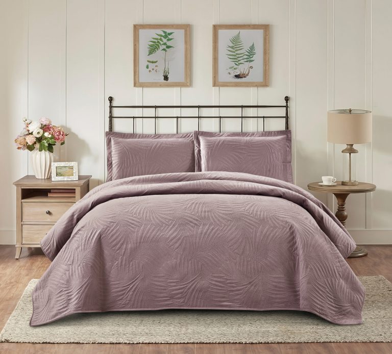 Κουβερλί Υπέρδιπλο Ibiza (Amethyst) 100% luxury velvet 220x240 Liolios Home - Image 2