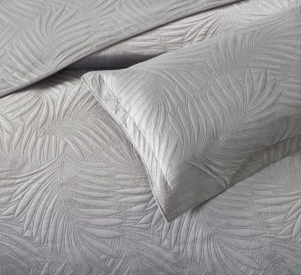 Κουβερλί Υπέρδιπλο Ibiza (Grey) 100% luxury velvet 220x240 Liolios Home - Image 4