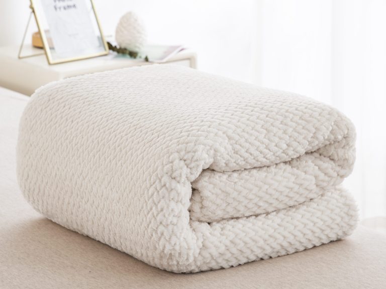 JF09 Cream 300gsm Κουβέρτα fleece Υπέρδιπλη 220x240 Liolios Home - Image 2