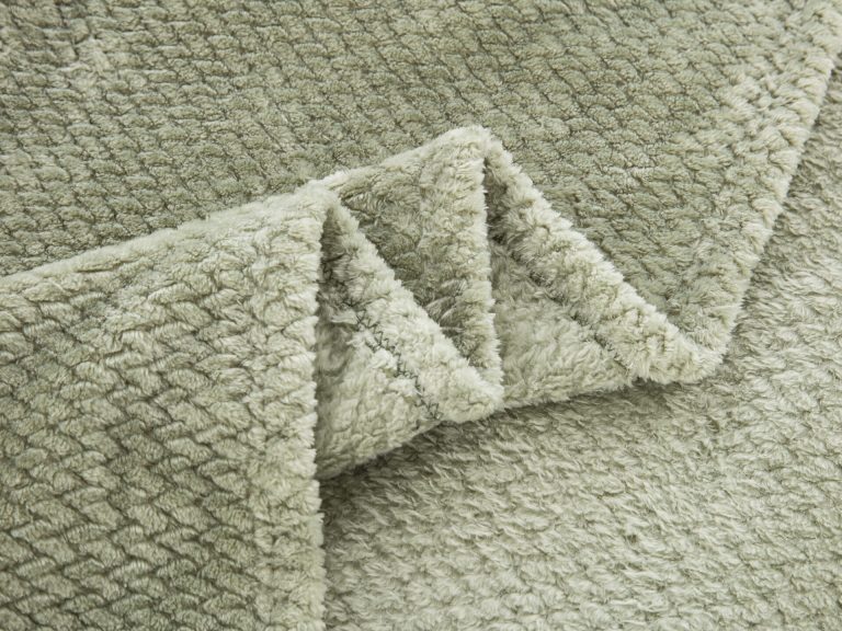 JF09 Green 300gsm Κουβέρτα fleece Υπέρδιπλη 220x240 Liolios Home - Image 4