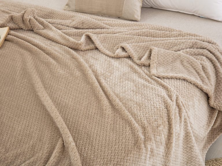 JF09 Sand 300gsm Κουβέρτα fleece Υπέρδιπλη 220x240 Liolios Home - Image 2