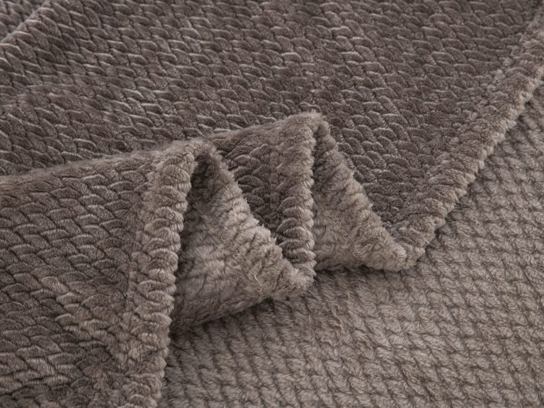 JF09 Taupe 300gsm Κουβέρτα Fleece Μονή 160x240 Liolios Home - Image 4