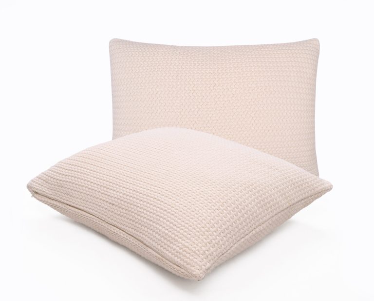 MINI-BRAID-3-2.jpg Mini Braid Μαξιλάρι Διακοσμητικό with polyfiller (Natural) 100% cotton knitted Cushion 40x60 Liolios Home - Image 1