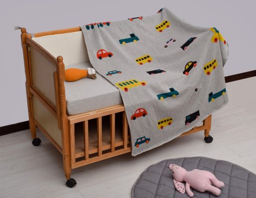 Βρεφική Κουβέρτα Multi Vehicles 100% cotton 100x150 Liolios Home