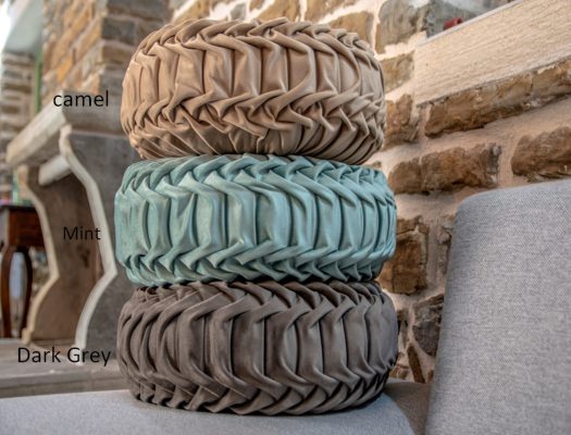 Μαξιλάρι Dutch Velvet Πράσινο Κυπαρισσί (Green) Liolios Home - Image 2