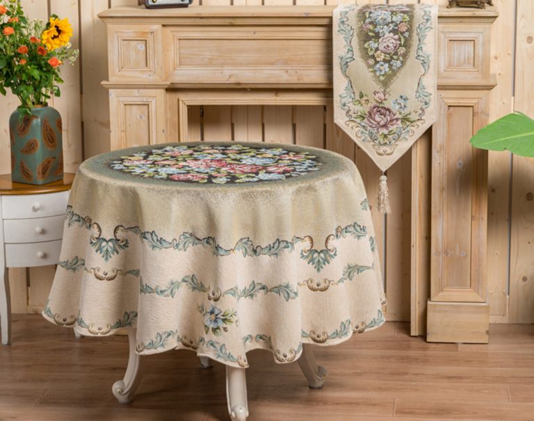 Τραβέρσα-Runner PLS-TB2212 (Στόφα-DAMASCO) Beige 100% jacquard pol 45x140 Liolios Home - Image 2