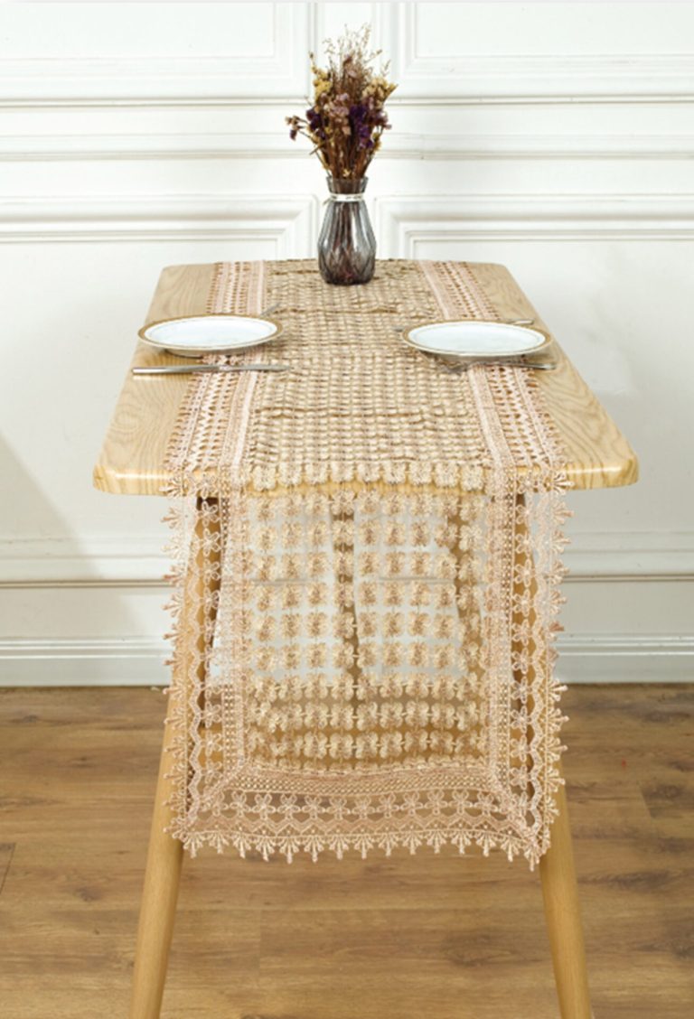 Τραβέρσα/ Runner FX-2 (Gold) 100% pol 45x170 Liolios Home - Image 3