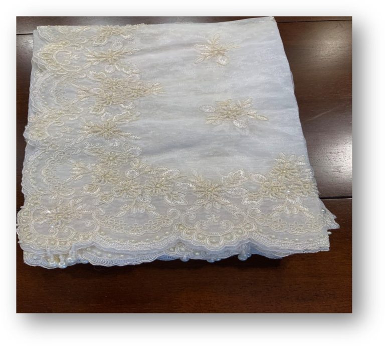 P161_B-3.jpg JH-804 Χειροποίητο κέντημα με χάντρες σε τούλι 40x220 Liolios Home - Image 2