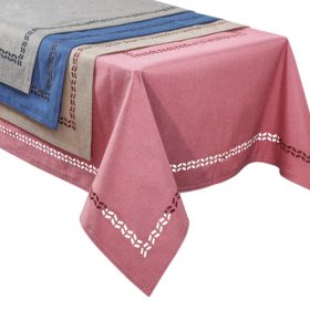 Καρέ 2740 (Blue, Old pink) 100% pol 85x85 Liolios Home - Image 2