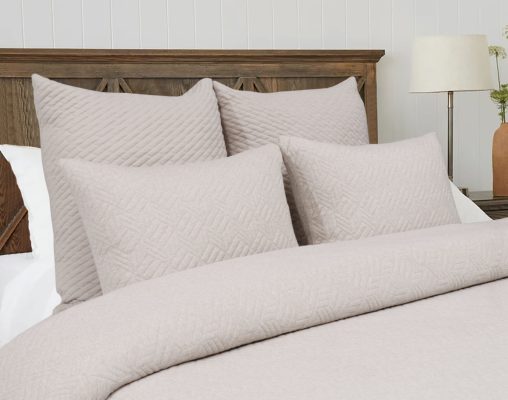 Ζεύγος Μαξιλαροθήκες Rhombus (Beige) 100% cotton Μαξ/θήκες 50x70/2τεμ Liolios Home - Image 4