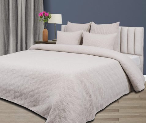 Ζεύγος Μαξιλαροθήκες Rhombus (Beige) 100% cotton Μαξ/θήκες 50x70/2τεμ Liolios Home